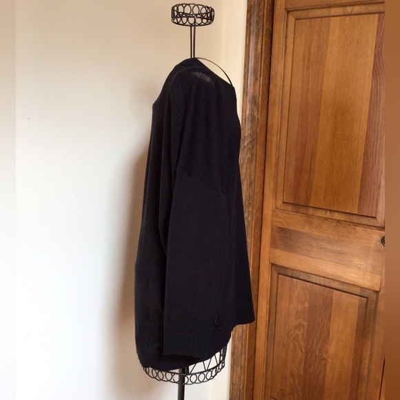 Gerard Darel wool with cashmere Sweater, 3/Large, black - Picture 5 of 6